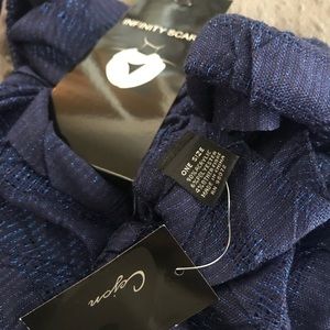 Cejon Accessories - Blue Shimmer Infinity Scarf Cejon Accessories - Blue Shimmer Infinity Scarf